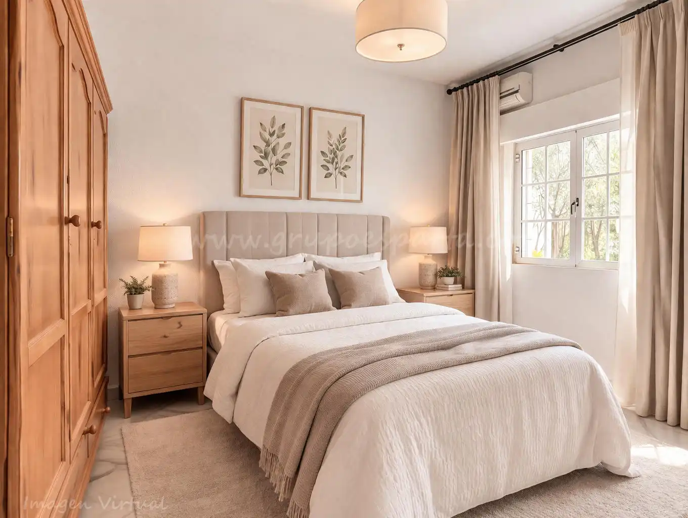 Habitación de Casa o chalet en venta en Villanueva del Ariscal con Aire acondicionado, Calefacción y Jardín privado
