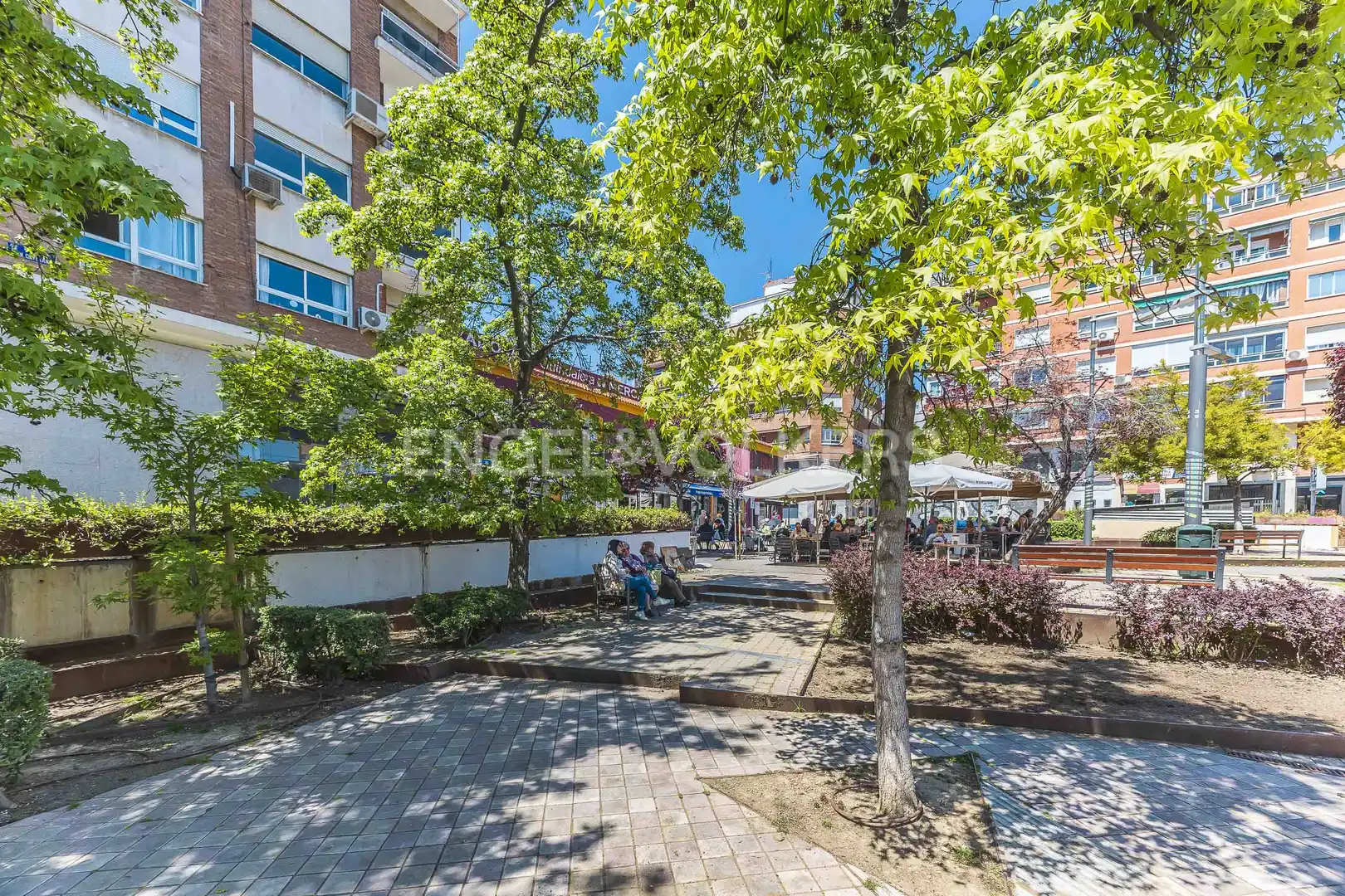 Außenansicht von Wohnung zur Miete in Madrid mit Klimaanlage, Heizung und Schwimmbad