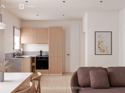 Kitchen of Flat for sale in  Madrid Capital  with Heating and Terrace