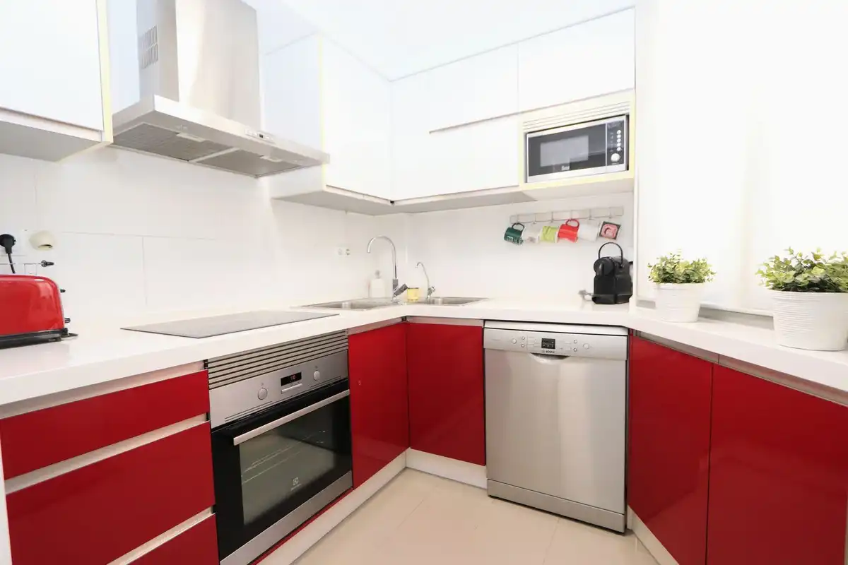 Kitchen of Apartments for sale in San Javier  with Air Conditioner and Community pool