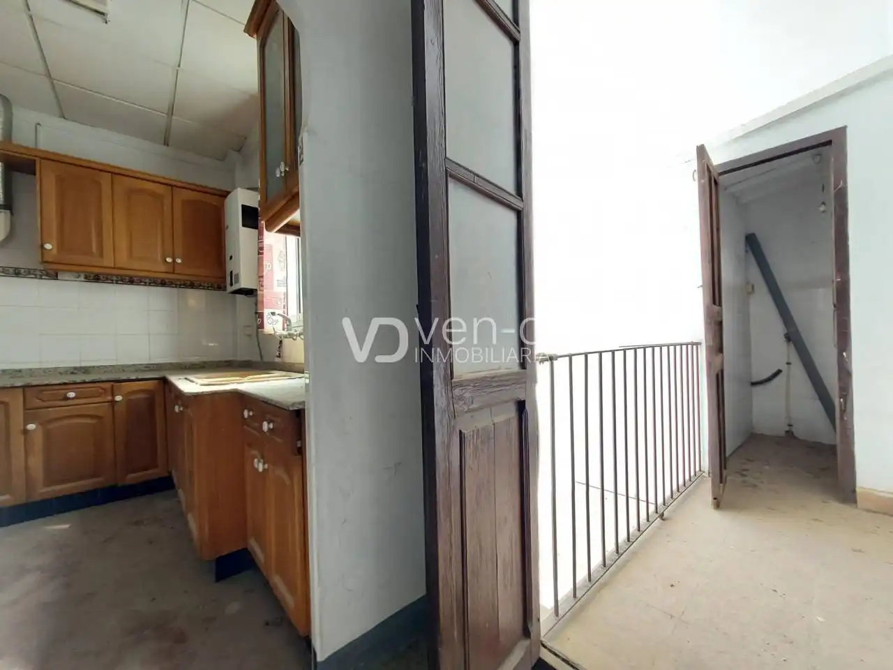 Cocina de Piso en venta en Enguera con Terraza, Trastero y Balcón