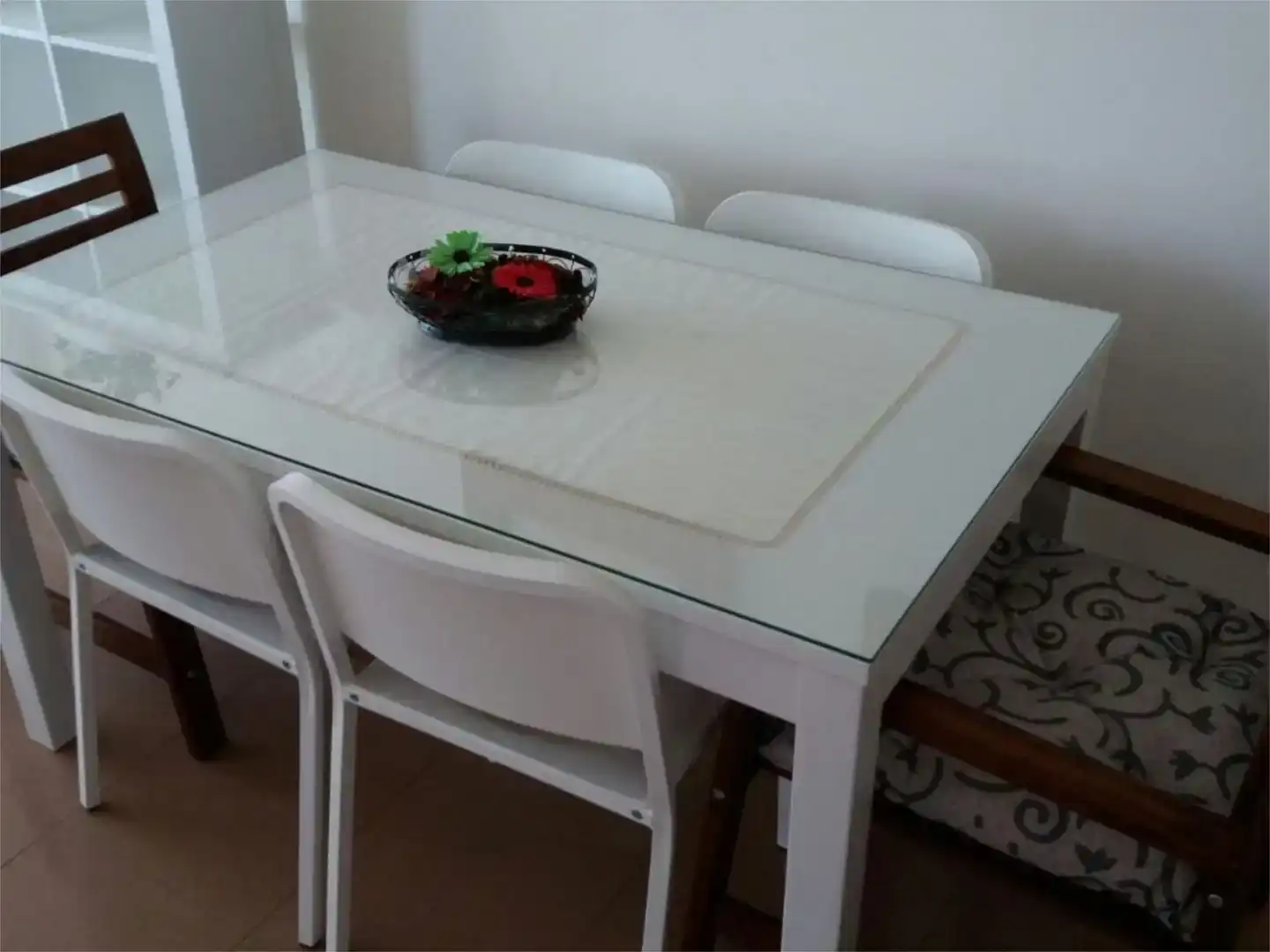 Esszimmer von Wohnungen zur Miete in Rota mit Privatgarten, Möbliert und Balkon