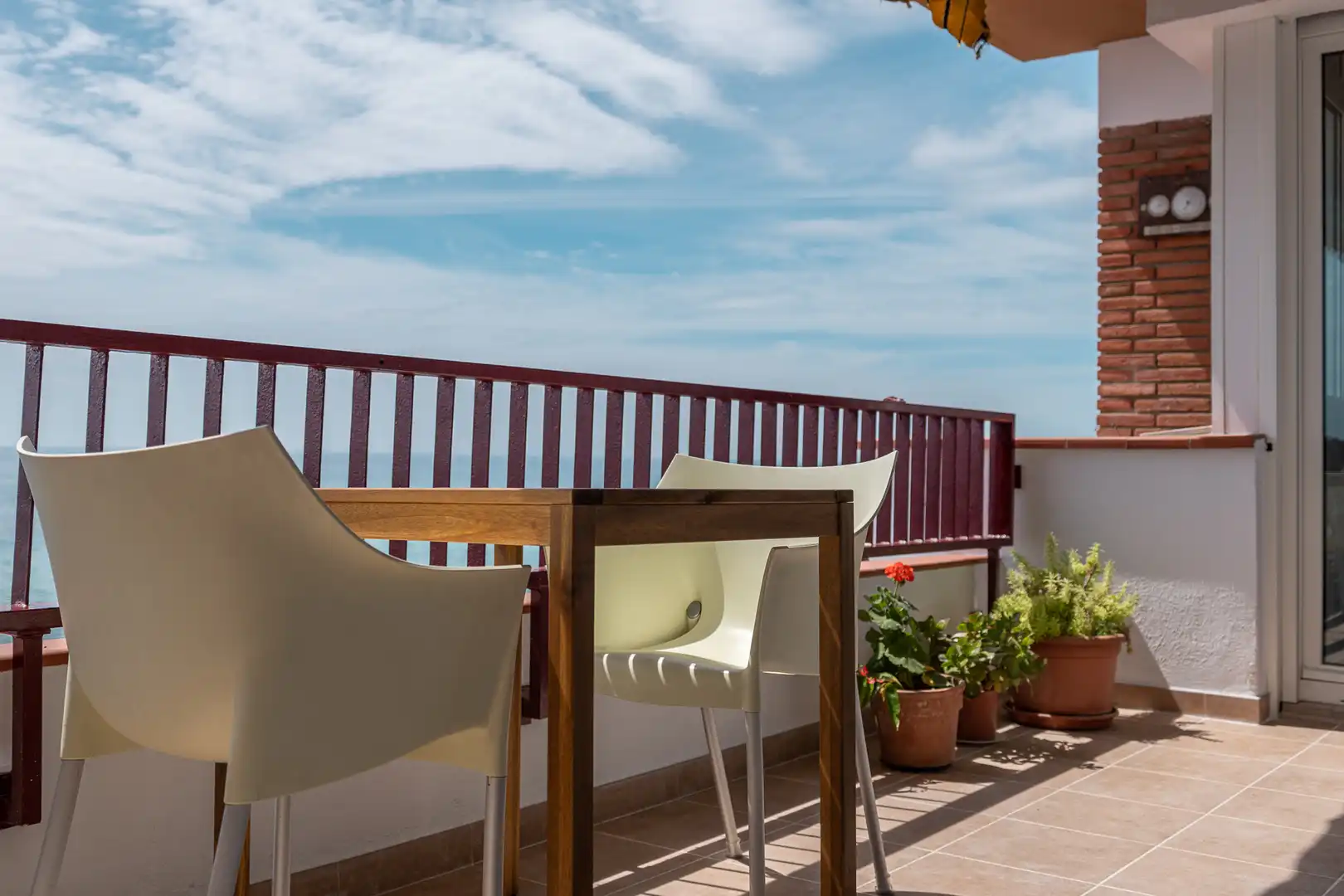 Terrasse von Wohnung zur Miete in Vilassar de Mar mit Klimaanlage, Terrasse und Möbliert