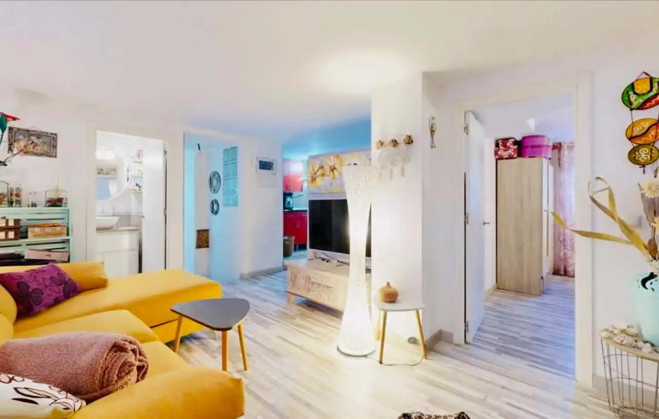 Living room of Flat for sale in Oliva  with Air Conditioner, Heating and Terrace