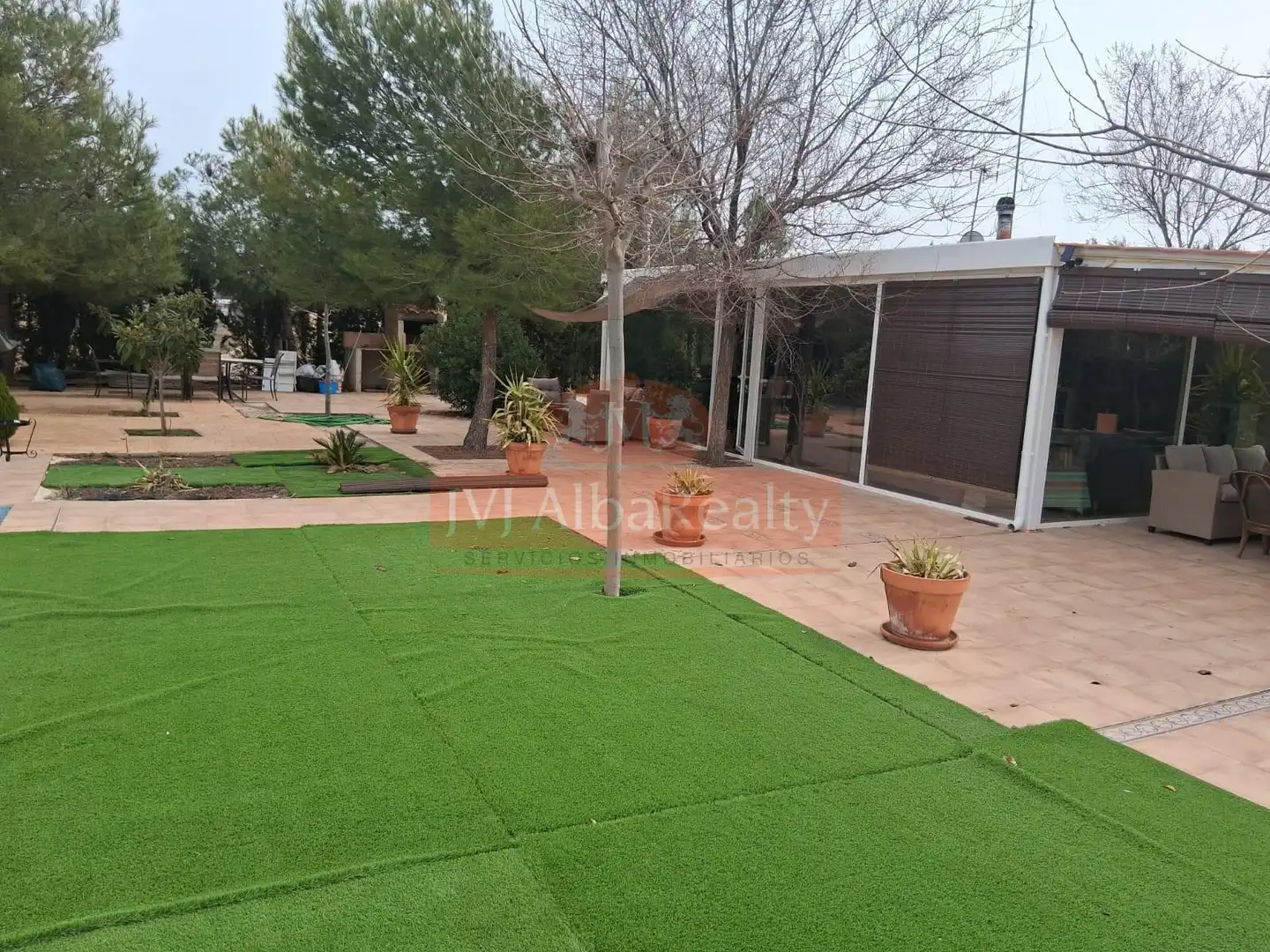 Jardí de Casa o xalet en venda en Albacete amb Aire condicionat i Piscina