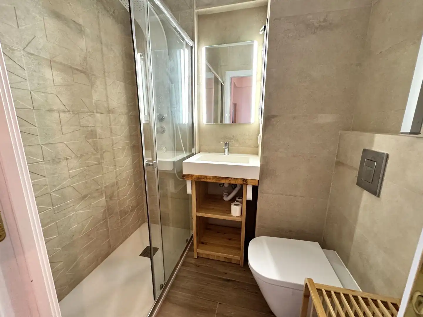 Bany de Apartament de lloguer en Benidorm amb Aire condicionat, Calefacció i Terrassa
