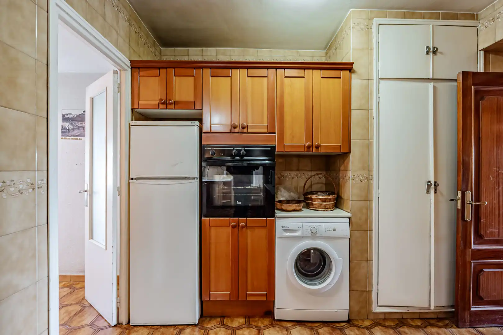 Küche von Wohnung zum Verkauf in Madrid mit Heizung, Terrasse und Möbliert