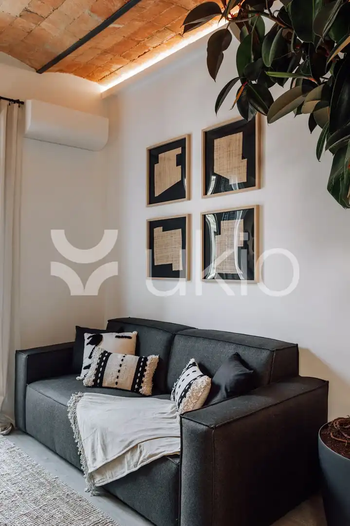 Living room of Apartments for rent in Barcelona  with Air Conditioner, Heating and Furnished