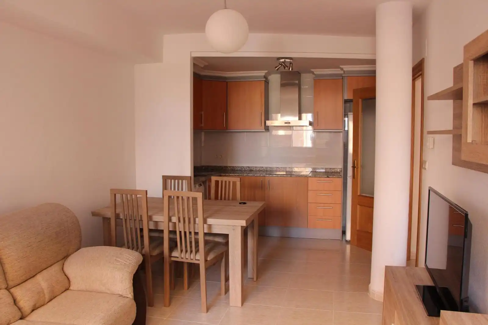 Kitchen of Flat for rent in Almansa  with Heating and Furnished