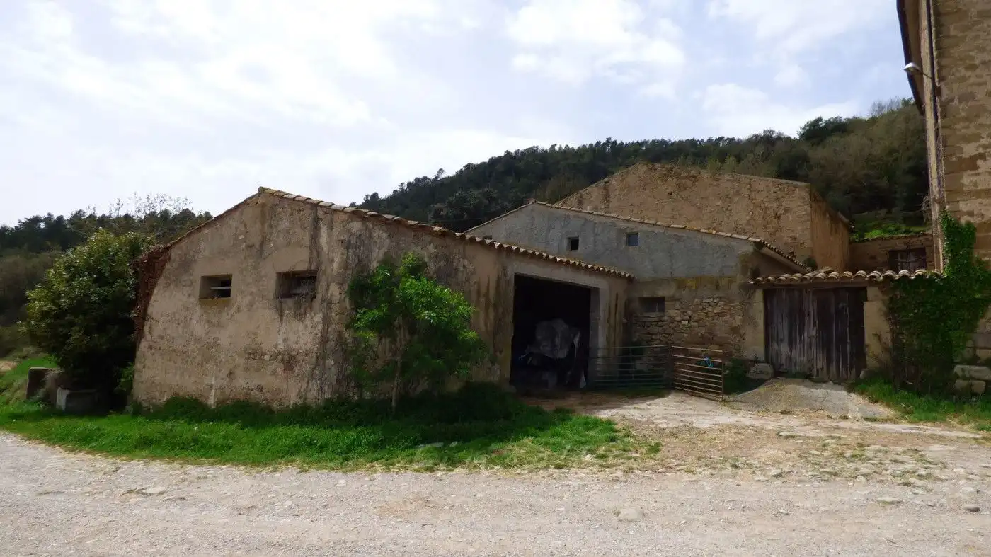 Vista exterior de Finca rústica en venda en Castellterçol amb Traster