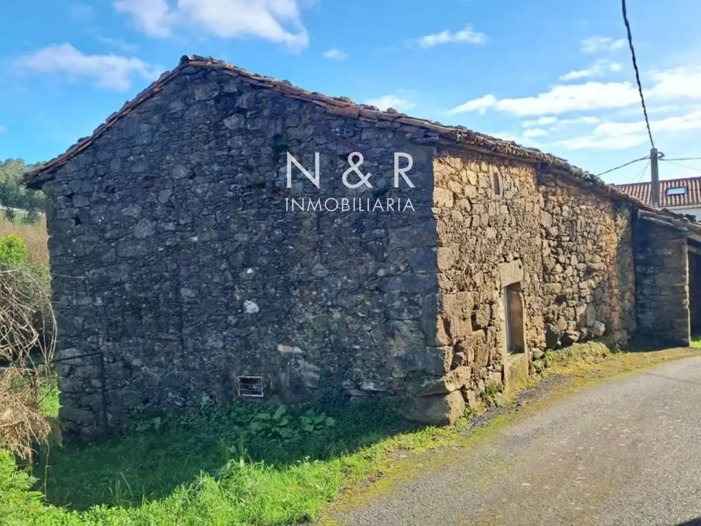 Vista exterior de Casa o chalet en venta en Santiago de Compostela 