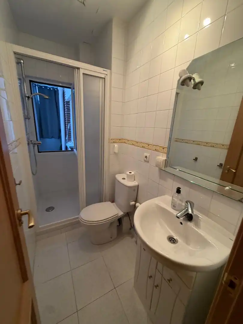 Bany de Apartament de lloguer en Valladolid amb Terrassa
