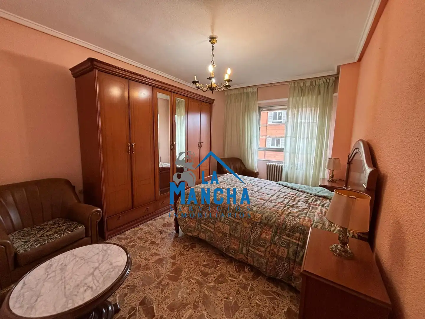 Bedroom of Flat for sale in Albacete  with Air Conditioner, Heating and Private garden