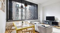 Living room of Flat for sale in  Barcelona Capital  with Air Conditioner, Heating and Parquet flooring