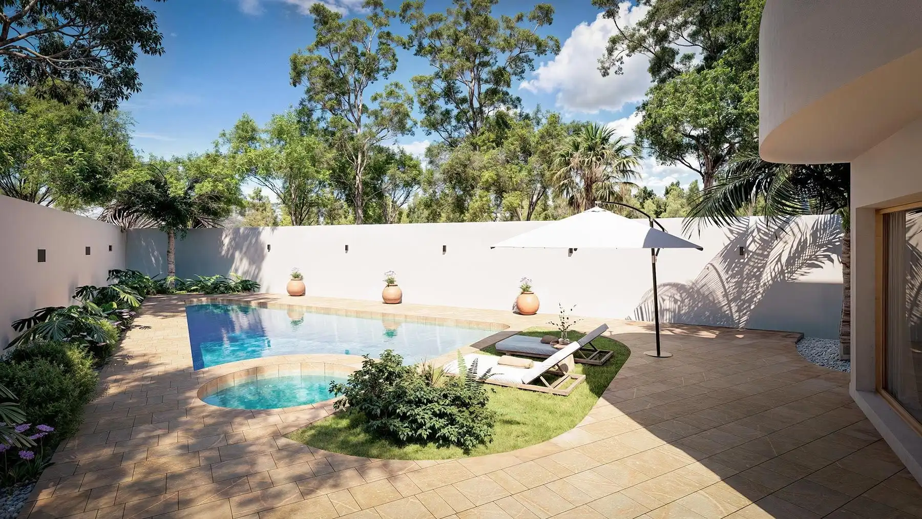 Piscina de Casa o chalet en venta en Orihuela con Jardín privado, Terraza y Piscina