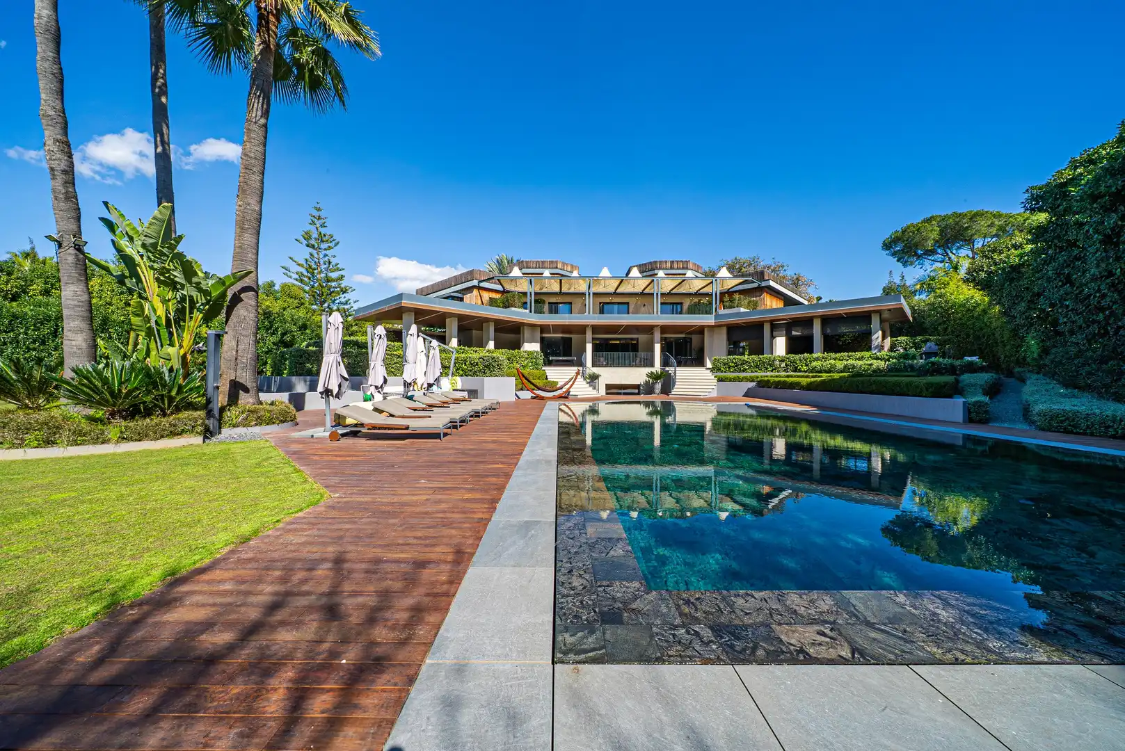 Exterior view of Houses for sale in Marbella  with Air Conditioner, Private garden and Terrace