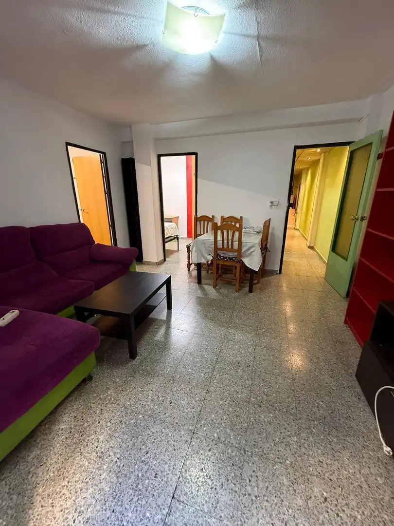Sala d'estar de Pis en venda en Murcia amb Aire condicionat, Terrassa i Moblat