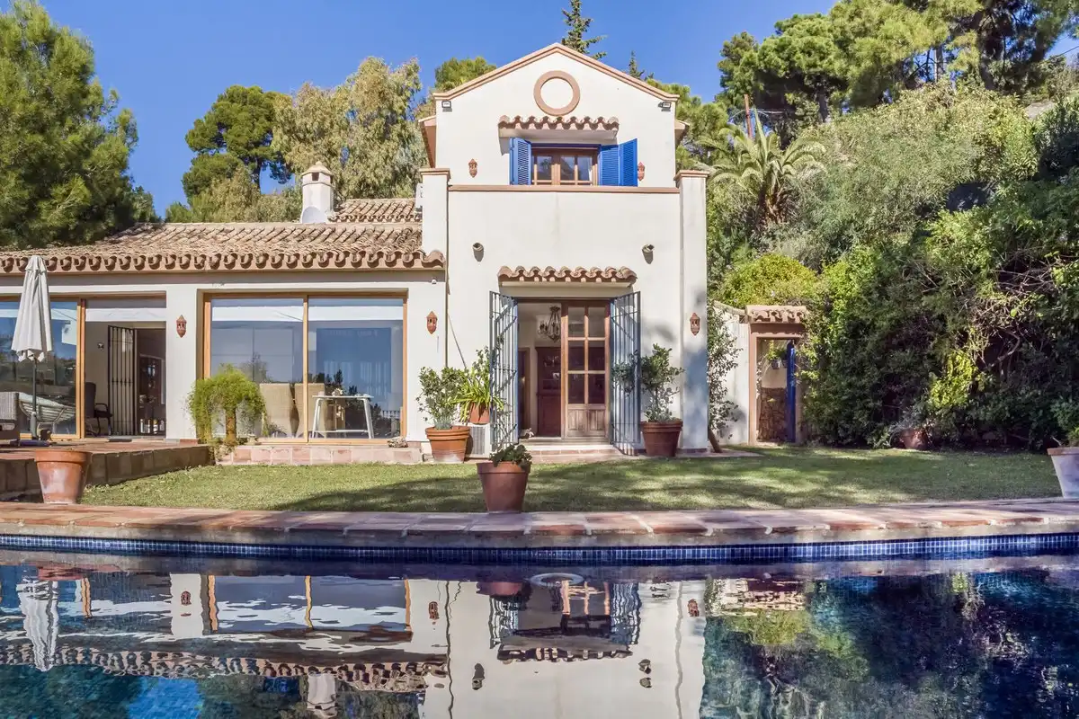 Jardín de Casa o chalet en venta en Marbella con Terraza y Piscina