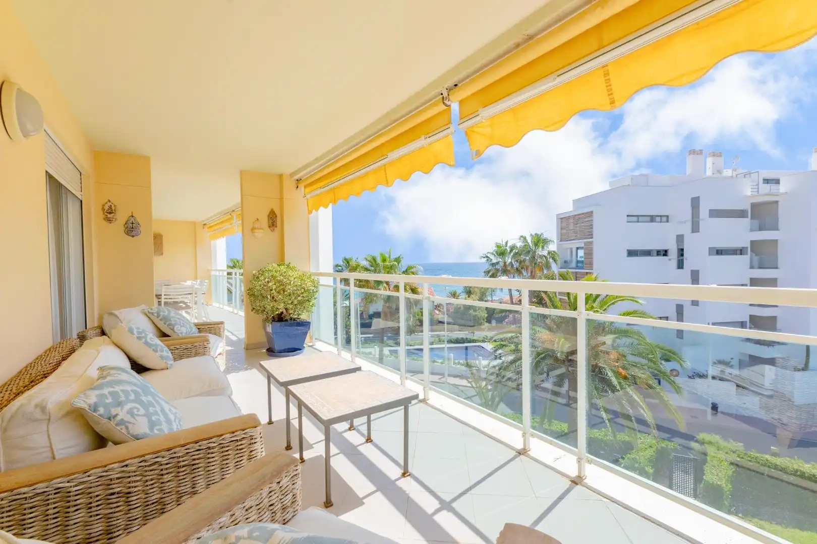 Terraza de Piso en venta en Jávea / Xàbia con Aire acondicionado, Jardín privado y Terraza