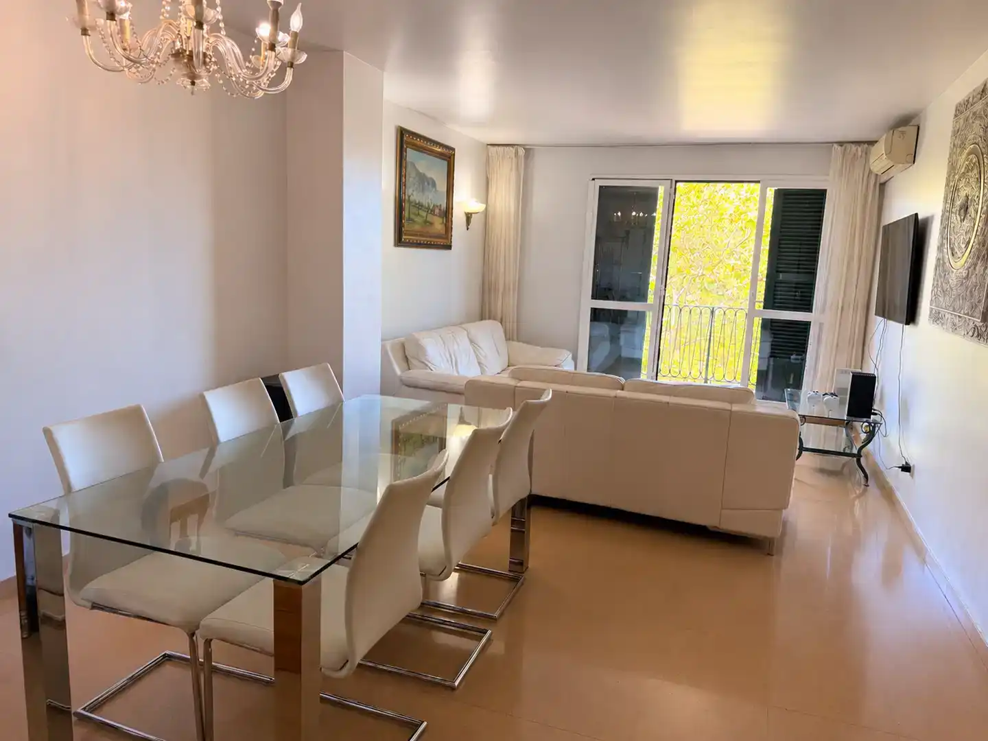 Sala d'estar de Pis en venda en  Palma de Mallorca amb Piscina i Balcó