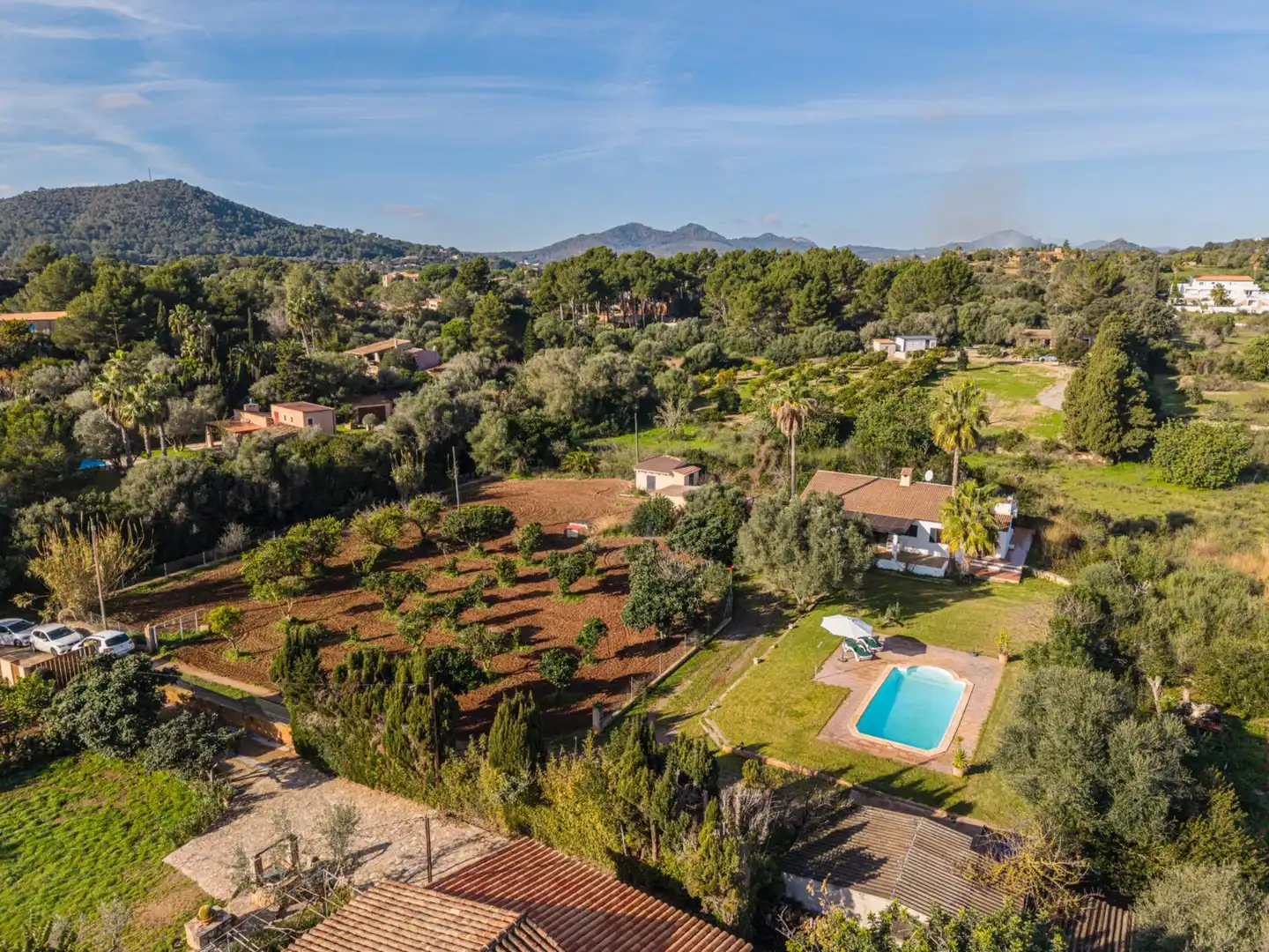 Außenansicht von Haus oder Chalet zum Verkauf in Son Servera mit Klimaanlage, Heizung und Privatgarten