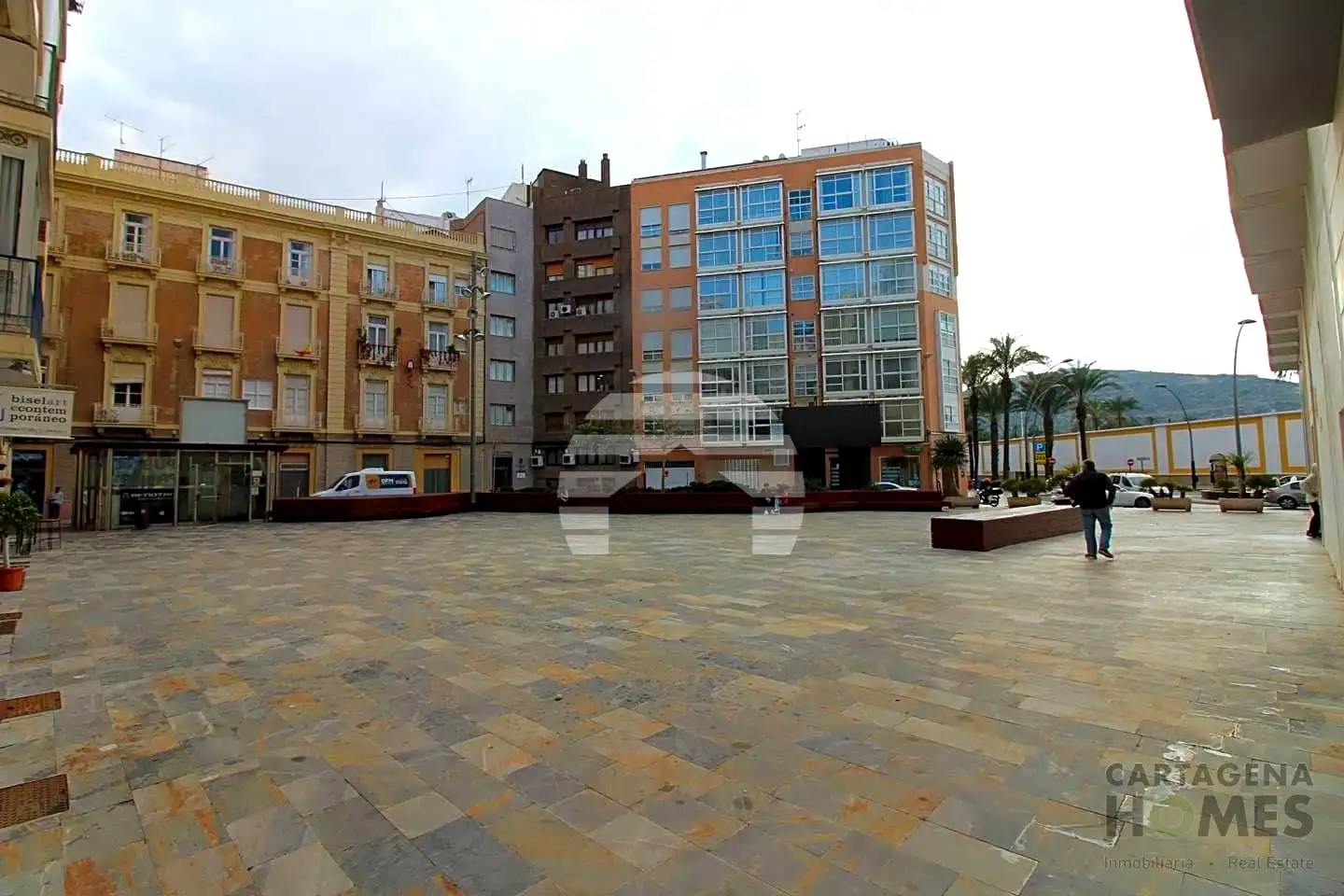 Vista exterior de Piso de alquiler en Cartagena con Calefacción, Parquet y Amueblado