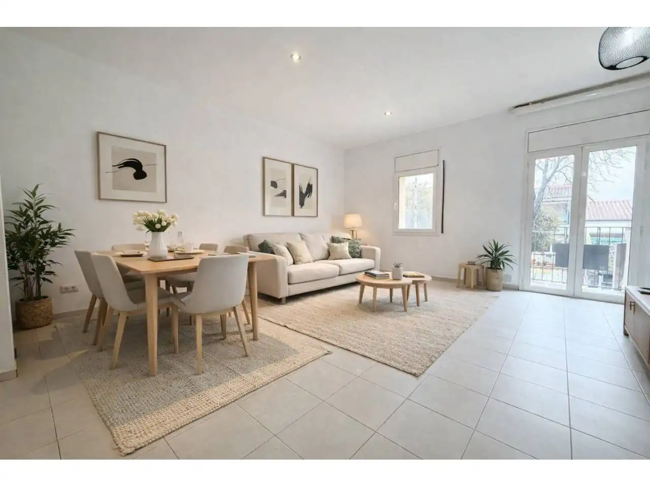 Sala de estar de Piso en venta en Sant Celoni con Calefacción y Balcón