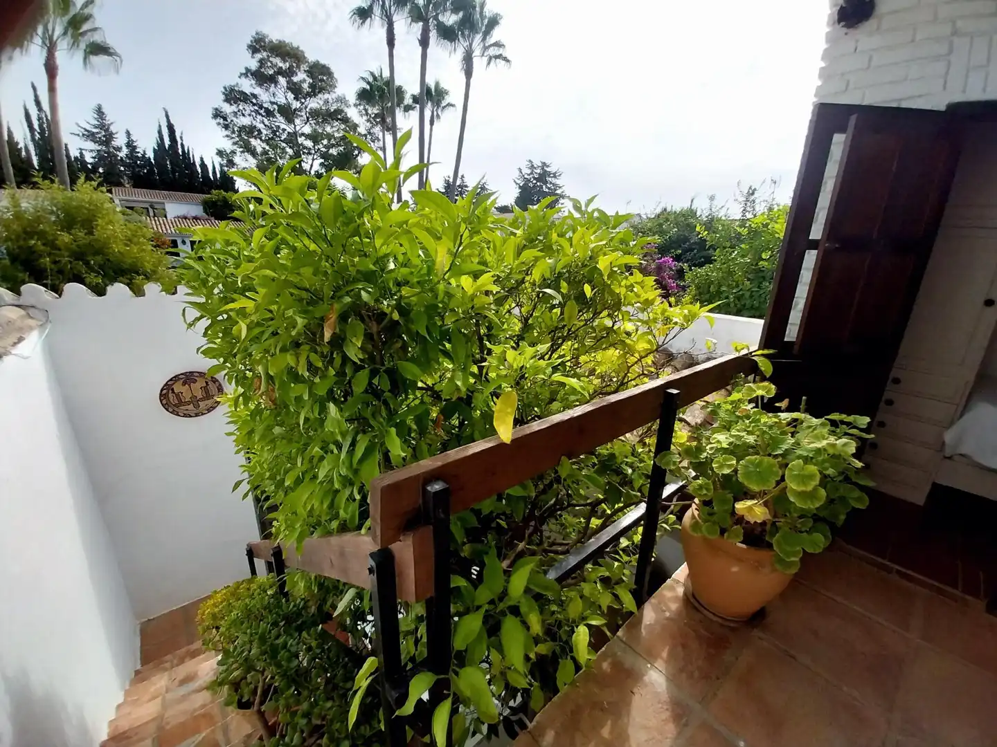 Terrassa de Casa o xalet de lloguer en Mijas amb Jardí privat, Terrassa i Moblat