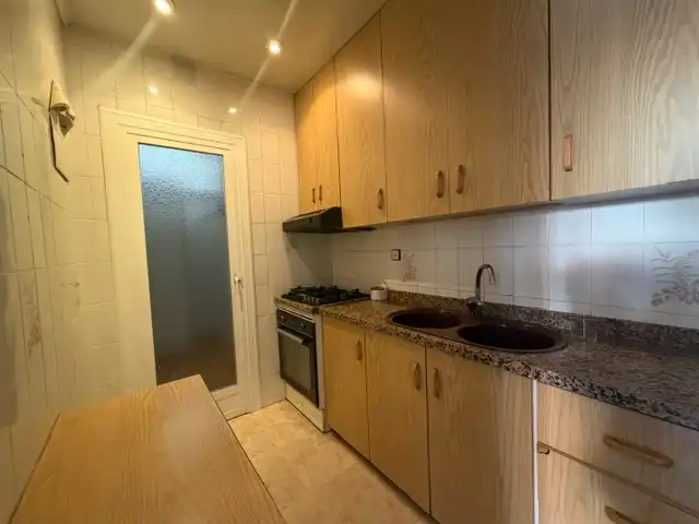 Küche von Wohnung zum Verkauf in Vilassar de Dalt mit Heizung, Ofen und Balkon
