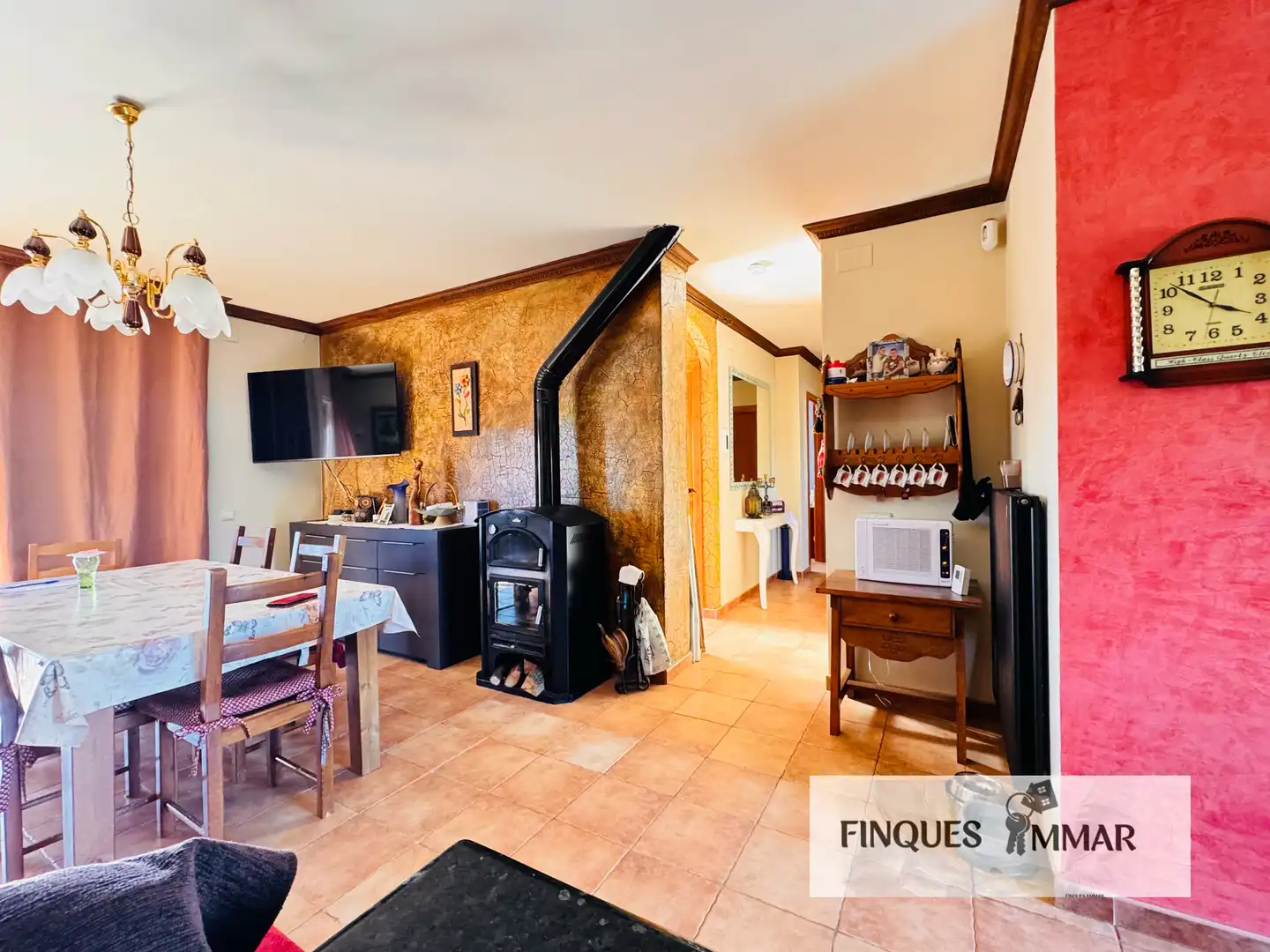 Cocina de Casa o chalet en venta en Sils con Aire acondicionado, Calefacción y Jardín privado