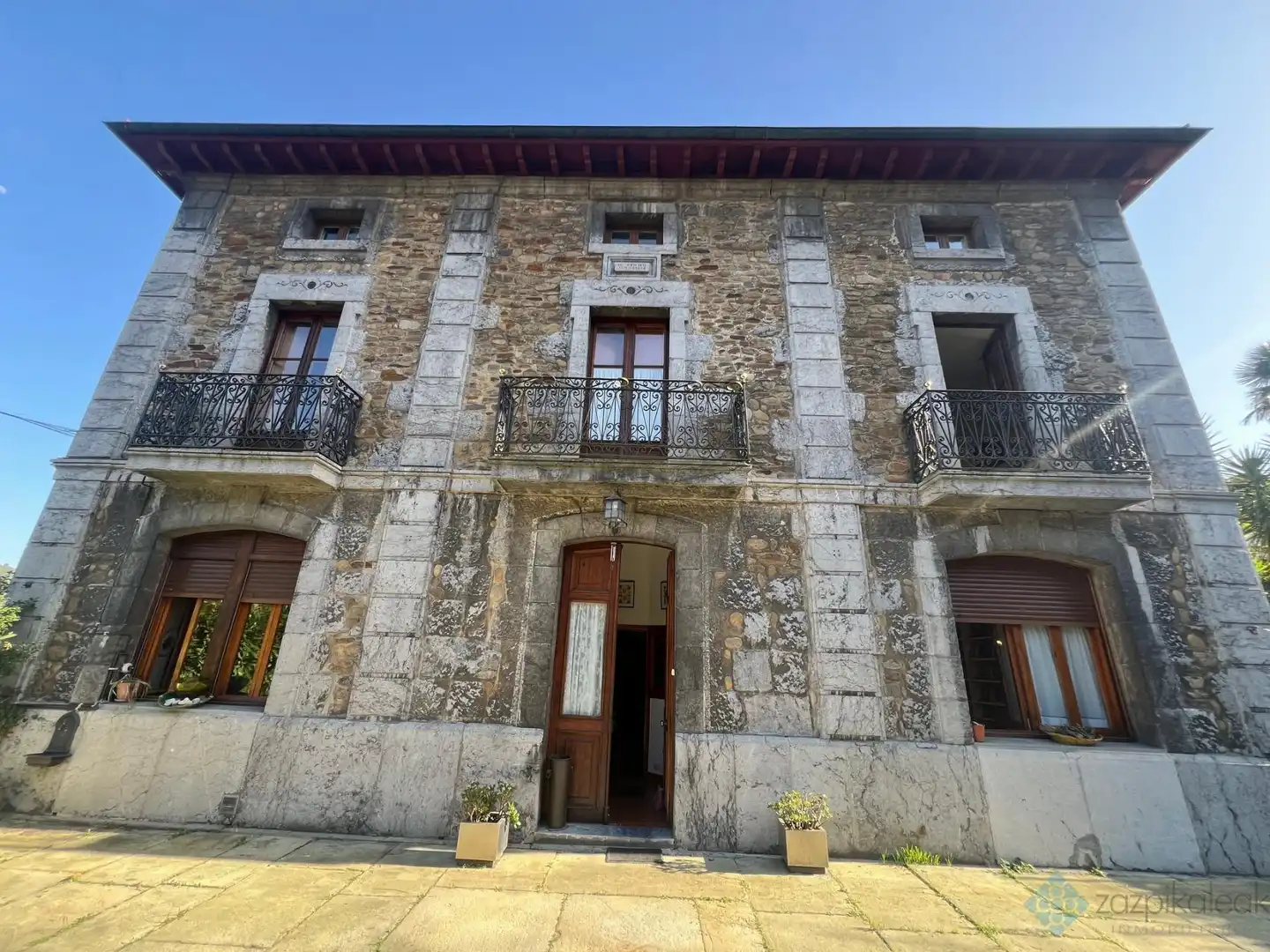 Vista exterior de Casa o chalet en venta en Arrankudiaga / Zollo con Calefacción, Trastero y Balcón