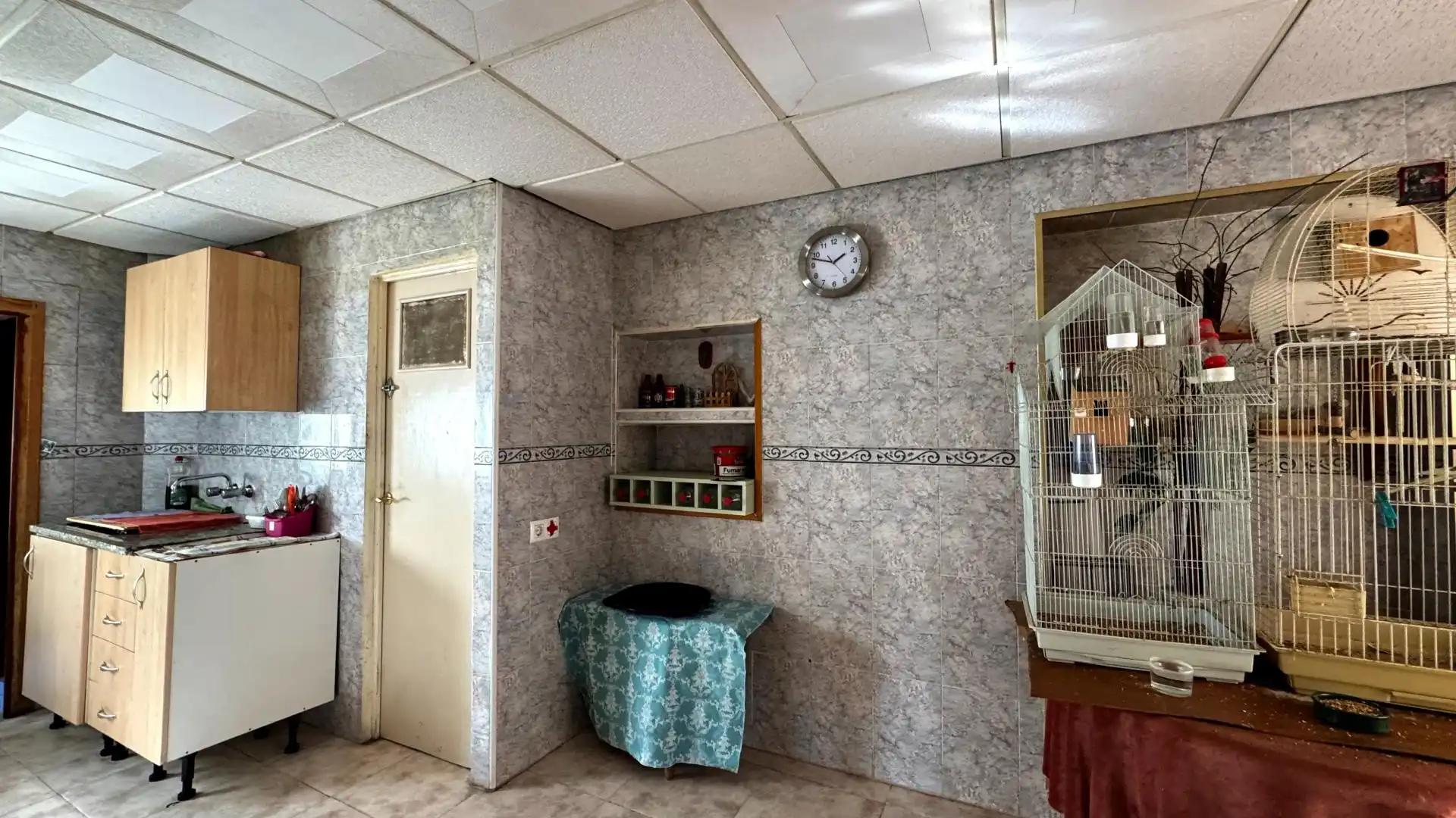 Kitchen of Flat for sale in Elda  with Air Conditioner, Heating and Balcony