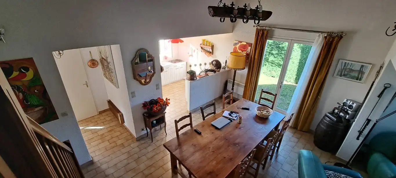 Menjador de Casa o xalet en venda en Targassonne amb Calefacció, Jardí privat i Parquet
