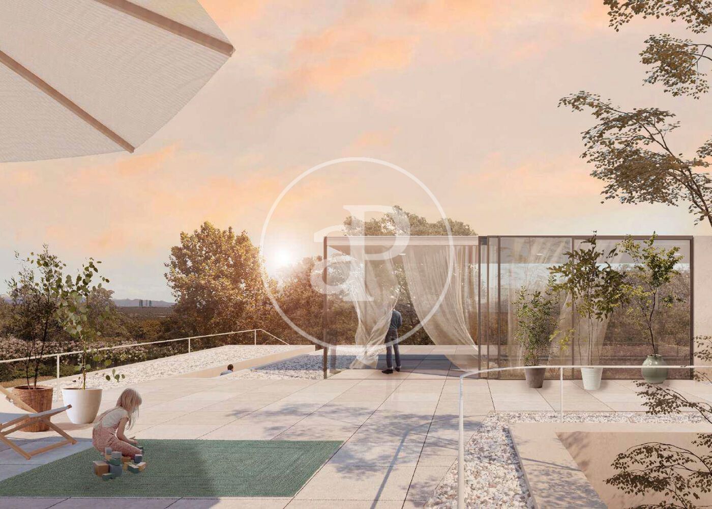 Terrassa de Casa o xalet en venda en Boadilla del Monte amb Aire condicionat, Calefacció i Jardí privat