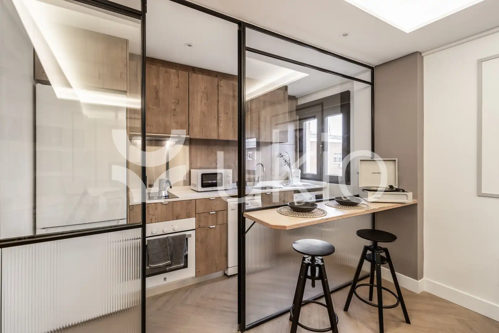 Küche von Wohnung zur Miete in Madrid mit Klimaanlage, Heizung und Möbliert