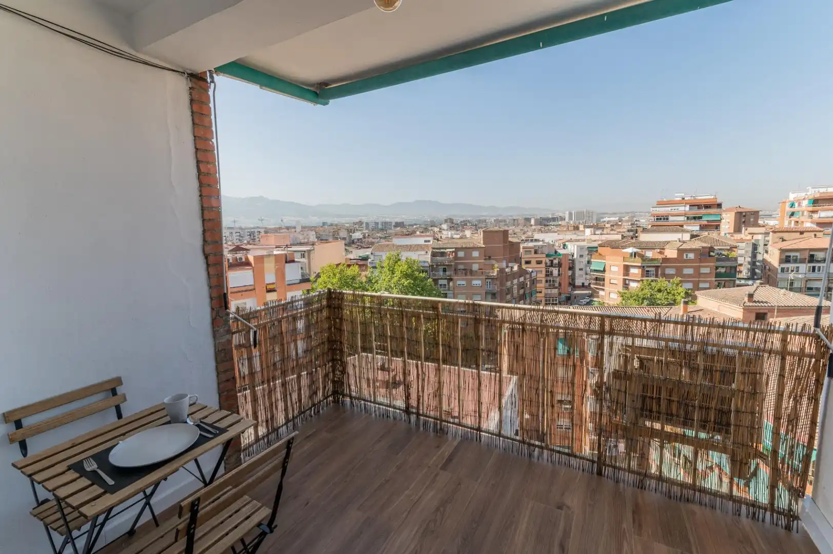 Balcony of Attic for rent in Granada  with Terrace and Furnished