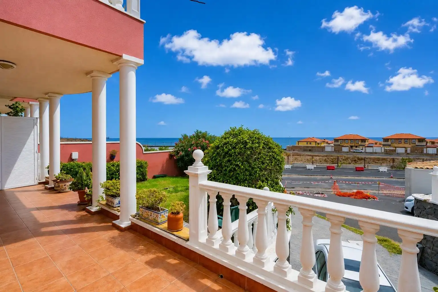 Terraza de Casa adosada de alquiler en Granadilla de Abona con Jardín privado, Terraza y Balcón