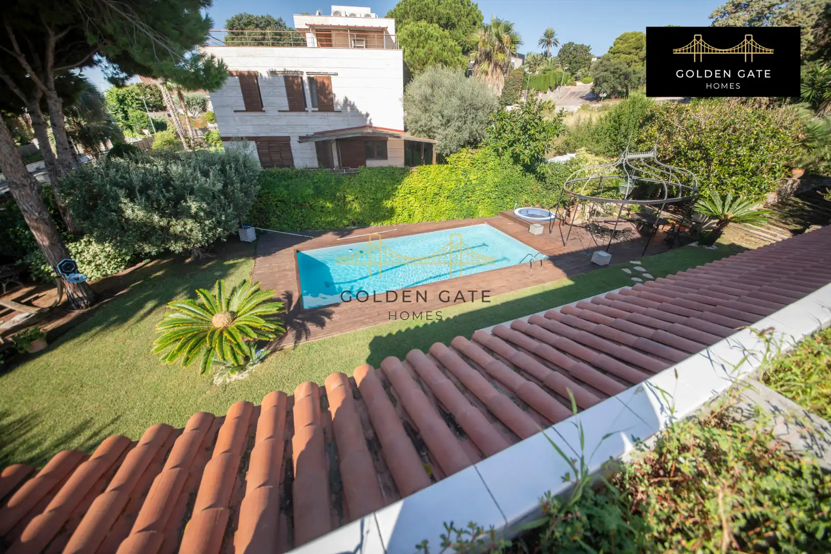 Jardín de Casa o chalet en venta en Alella con Aire acondicionado, Calefacción y Jardín privado