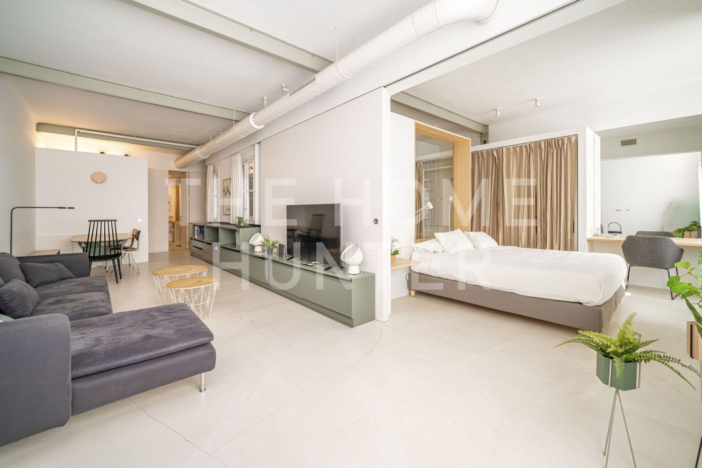 Bedroom of Flat to rent in  Madrid Capital  with Air Conditioner, Heating and Furnished