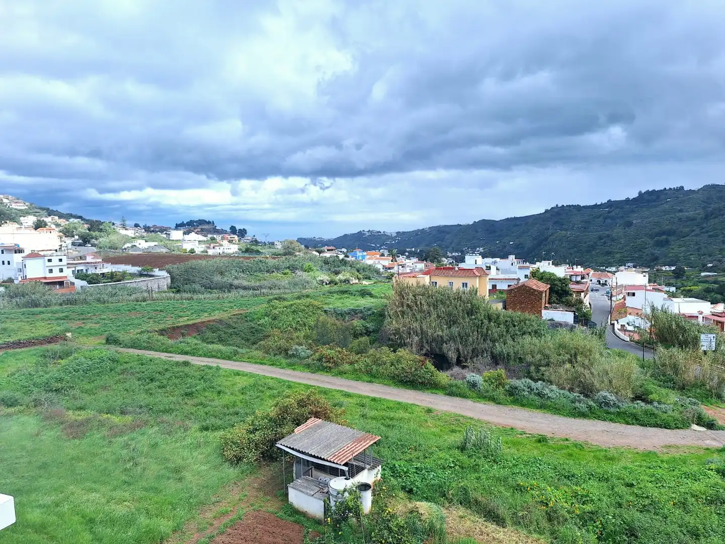 Vista exterior de Piso en venta en Teror con Amueblado y Balcón