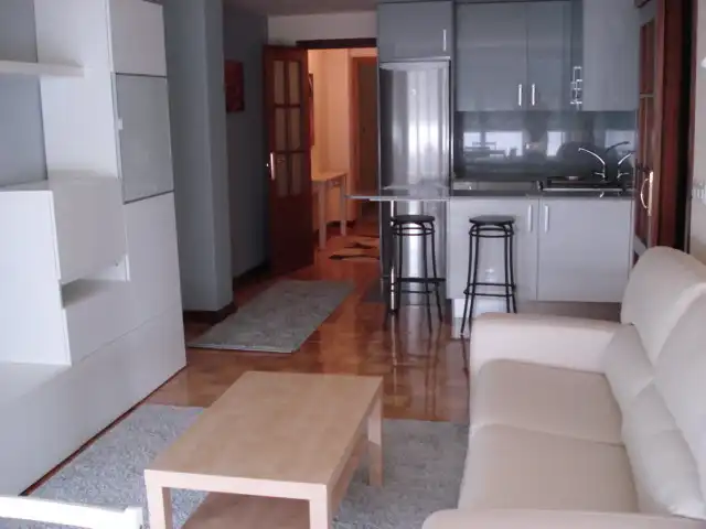 Living room of Apartments for sale in Vigo   with Heating, Parquet flooring and Terrace