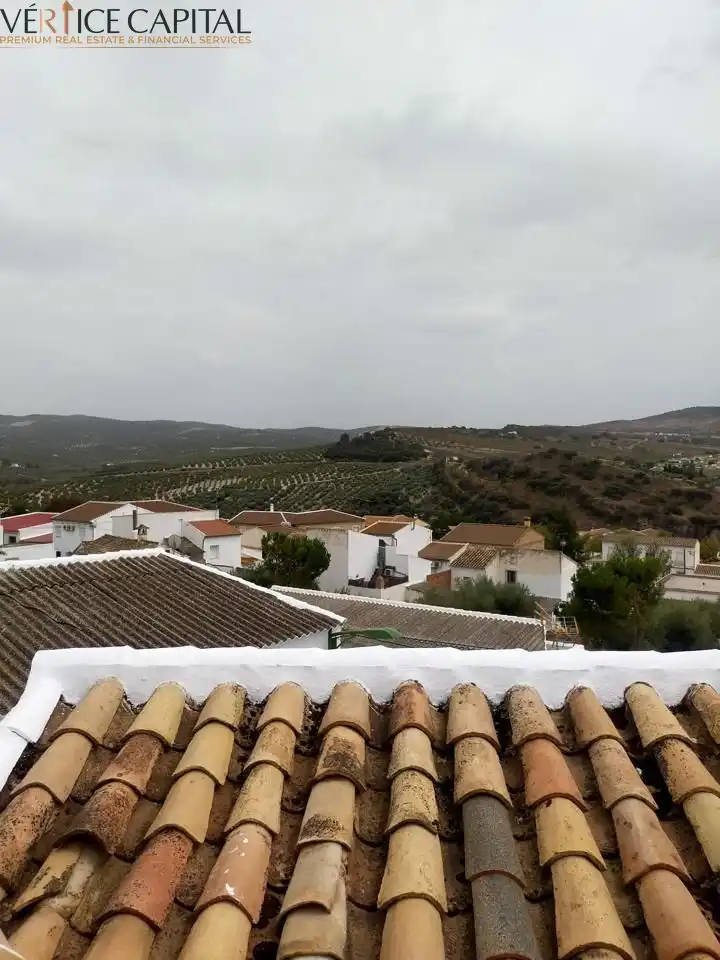Außenansicht von Haus oder Chalet zum Verkauf in Villanueva de Algaidas mit Klimaanlage, Terrasse und Schwimmbad