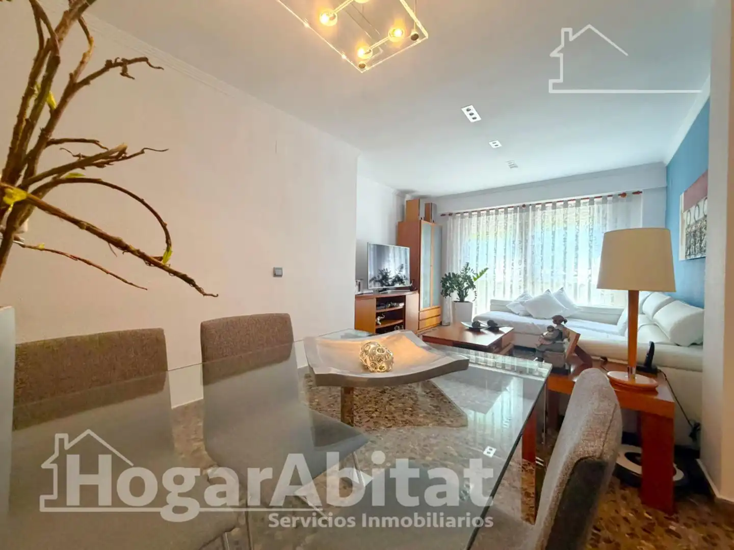 Living room of Flat for sale in Alboraya  with Air Conditioner, Heating and Terrace