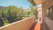Balcony of Flat for sale in  Madrid Capital  with Heating, Terrace and Furnished
