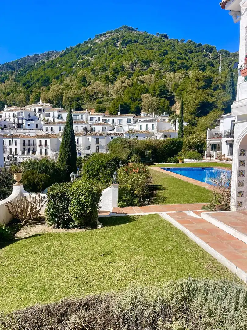 Jardín de Ático en venta en Mijas con Aire acondicionado, Calefacción y Terraza