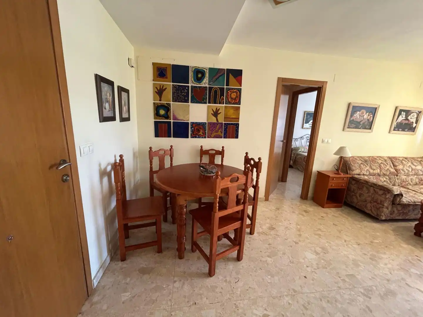 Esszimmer von Wohnung zum Verkauf in Cullera mit Klimaanlage und Möbliert