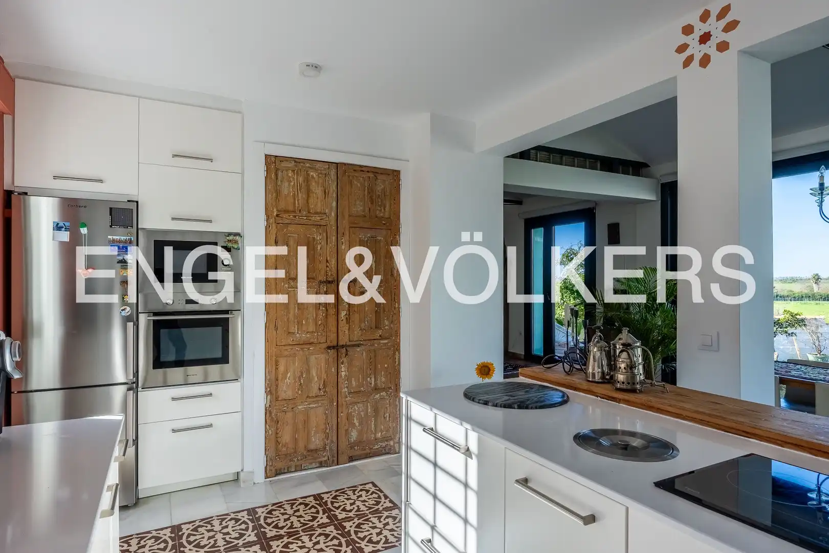 Kitchen of Houses for sale in Valencina de la Concepción  with Air Conditioner, Heating and Private garden