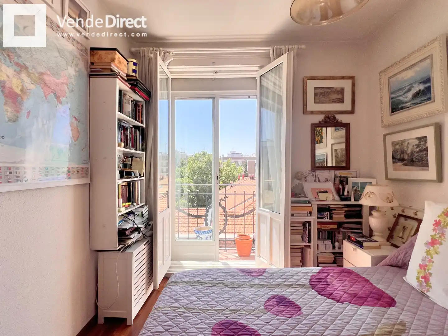 Habitación de Piso en venta en Madrid con Trastero, Amueblado y Balcón