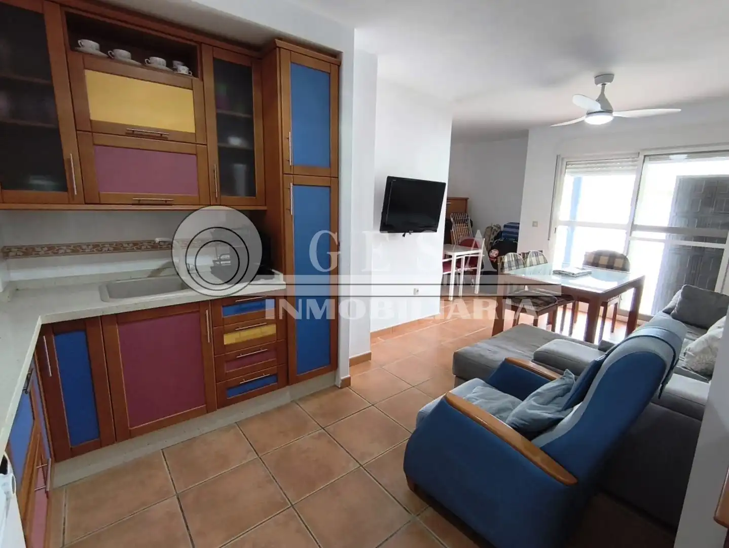 Sala d'estar de Pis en venda en Torrox amb Aire condicionat i Terrassa