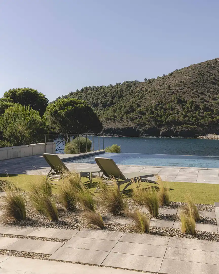 Swimming pool of Houses for sale in Colera  with Air Conditioner, Heating and Terrace